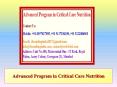 Advanced Program in Critical Care Nutrition PowerPoint PPT Presentation