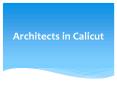Architects PowerPoint PPT Presentation