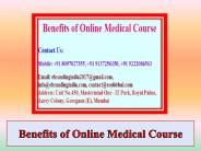 Benefits of Online Medical Course