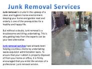 Junk Removal Services San Francisco