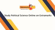 Study Political Science Online on Extramarks