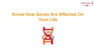 Genes are affected on your life