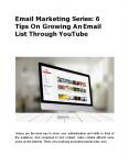 6 Tips On Growing An Email List Through YouTube PowerPoint PPT Presentation