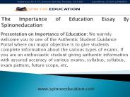 The Ultimate Guide To SPIN ON EDUCATION