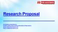 PhD Research Proposal Writing Service in UK - phdassistance.com PowerPoint PPT Presentation