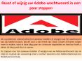 Reset of wijzig uw Adobe-wachtwoord in een paar stappen PowerPoint PPT Presentation