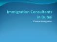 Immigration Consultants in Dubai | Cosmos Immigration PowerPoint PPT Presentation
