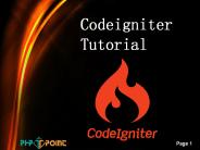 Codeigniter Tutorial