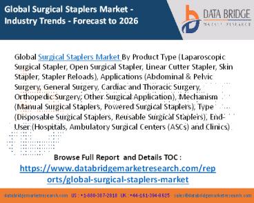 surgical staplers market