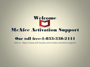 McAfee Activation