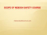 NEBOSH Course in Chennai (1)