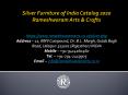 Silver Furniture of India Catalog 2020 Rameshwaram Arts & Crafts PowerPoint PPT Presentation