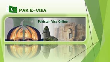 Pakistan Visa Online