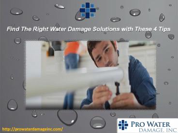 Water Damage Buena Park CA