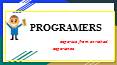 programers (1) PowerPoint PPT Presentation