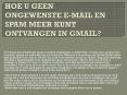 Mijn Gmail account herstellen PowerPoint PPT Presentation