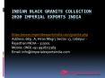 Indian Black Granite Collection 2020 Imperial Exports India PowerPoint PPT Presentation