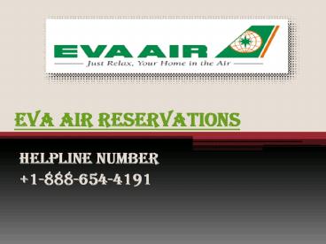 How do I book EVA Air reservations online?