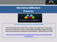 Attractive Opportunities in Smart Clothing Market