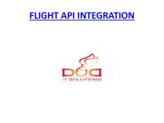 Flight API Integration | DOD IT SOLUTIONS