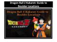 Dragon Ball Z Kakarot: Guide to Boulder Locations PowerPoint PPT Presentation