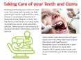 Taking Care of your Teeth and Gums PowerPoint PPT Presentation
