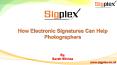 Know how to grow photographers business with digital signature pad | Sigplex PowerPoint PPT Presentation