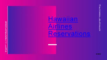 How to Get Cheap Flight Booking On Hawaiian Airlines?