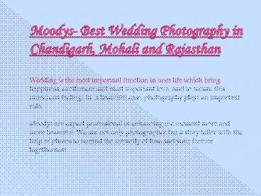 best wedding photography in Chandigarh