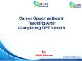 Teaching Career | Study Bridge UK Limited PowerPoint PPT Presentation