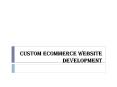 custom ecommerce website development PowerPoint PPT Presentation