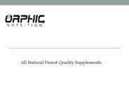 Organic Health Supplements