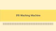 ifb washing machine price