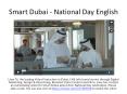 Smart Dubai - National Day English PowerPoint PPT Presentation