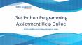 Get Python Programming Assignment Help Online PowerPoint PPT Presentation