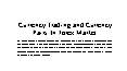 Currency Trading and Currency pairs