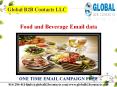 Food and Beverage Email data PowerPoint PPT Presentation