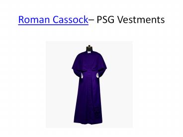 Roman Cassock - PSG Vestments (6)