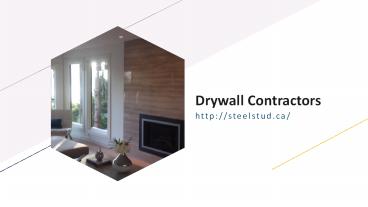 PPT – Drywall Contractors (1) PowerPoint presentation | free to ...