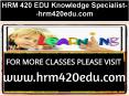 HRM 420 EDU Knowledge Specialist--hrm420edu.com PowerPoint PPT Presentation