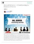 Benefits of SQL Server Training for Career Growth PowerPoint PPT Presentation
