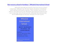 Best nursery school in Haridwar | Whizzkid International School