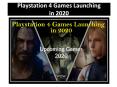 Playstation 4 Games Launching in 2020 PowerPoint PPT Presentation
