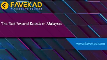 The Best Festival Ecards in Malaysia