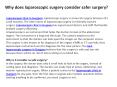 Why does laparoscopic surgery consider safer surgery? PowerPoint PPT Presentation