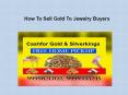 How To Sell Gold To Jewelry Buyers