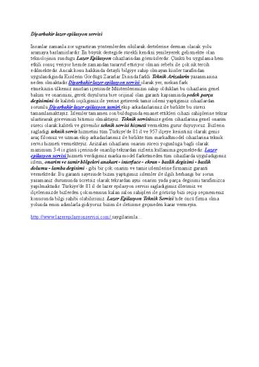 Diyarbakır lazer epilasyon servisi