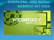 Webroot.com/safe | INSTALL WEBROOT KEY CODE