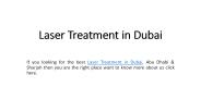 Laser Treatment in Dubai