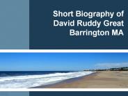Short Biography of David Ruddy Great Barrington MA (1)